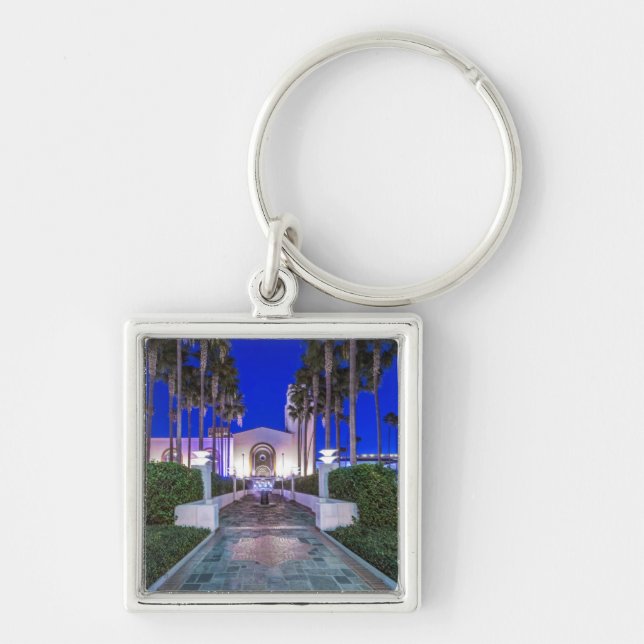 USA, California, Los Angeles, Union Station Key Ring (Front)