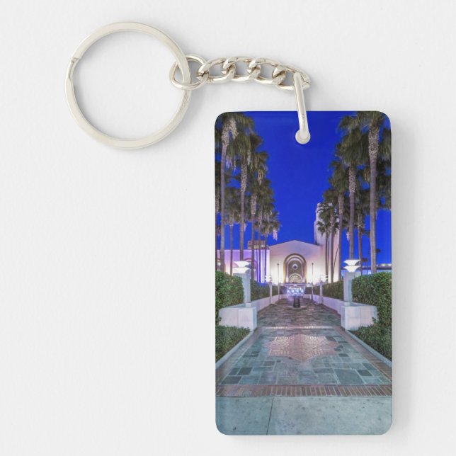 USA, California, Los Angeles, Union Station Key Ring (Front)
