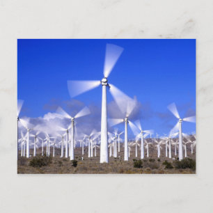 USA, California, Mojave. View of a wind turbine Postcard