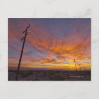 USA, California, Palm Springs, power line at