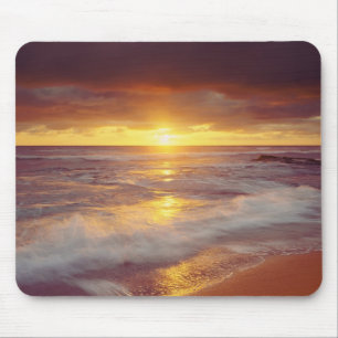 USA, California, San Diego. Sunset Cliffs beach Mouse Mat