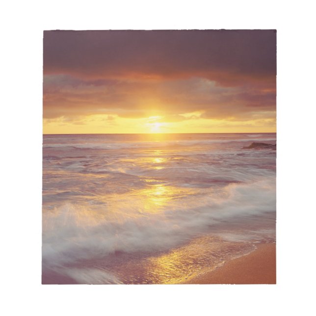 USA, California, San Diego. Sunset Cliffs beach Notepad (Front)