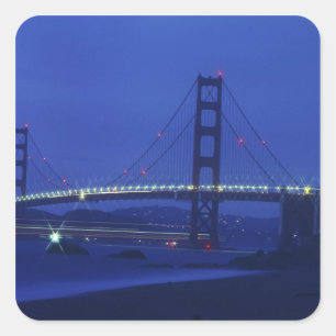 USA, California, San Francisco. Golden Gate 2 Square Sticker