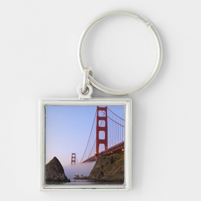 USA, California, San Francisco. Golden Gate 3 Key Ring (Front)