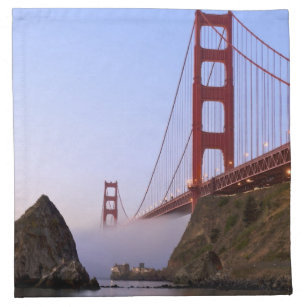 USA, California, San Francisco. Golden Gate 3 Napkin