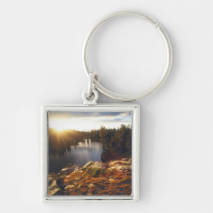 USA, California, Sierra Nevada Mountains. Sunset Key Ring