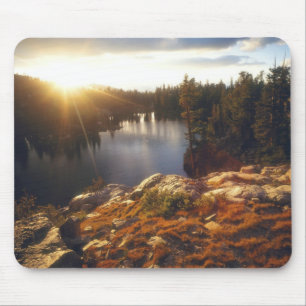 USA, California, Sierra Nevada Mountains. Sunset Mouse Mat