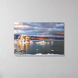 USA, California, Sunrise at Mono Lake Canvas Print