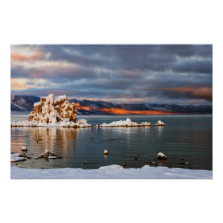 USA, California, Sunrise at Mono Lake Poster