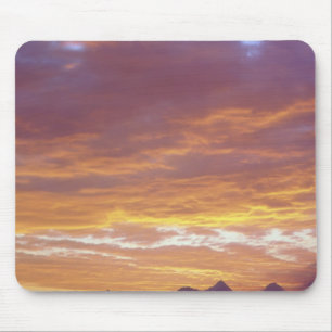 USA, California, Sunset over the Sierra Nevada Mouse Mat