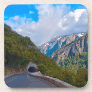 USA, California. Tunnel On The Road To Yosemite Coaster