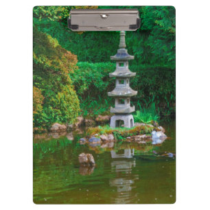 USA, California. View Of A Pond Clipboard