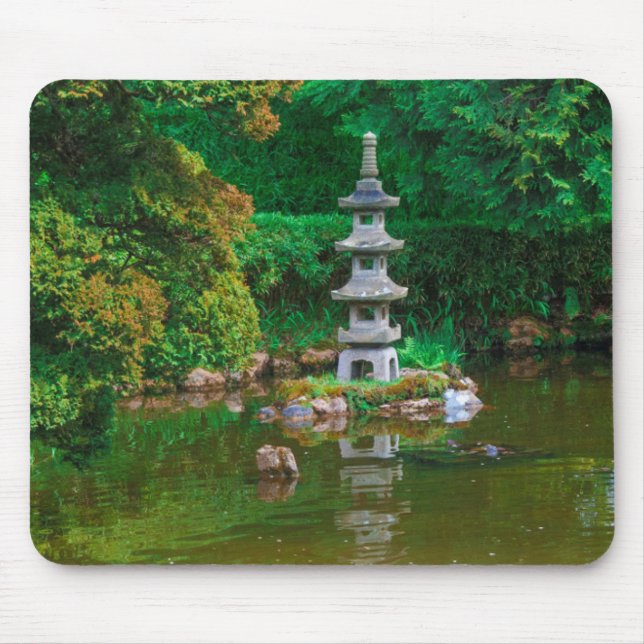 USA, California. View Of A Pond Mouse Mat (Front)