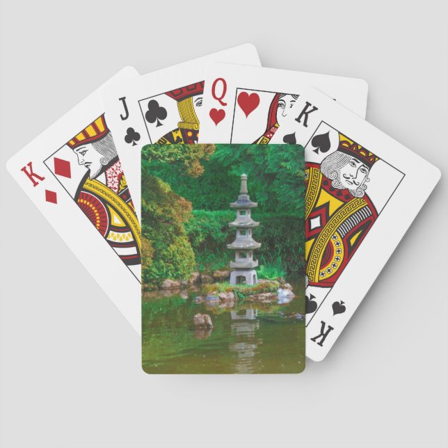 USA, California. View Of A Pond Playing Cards (Back)