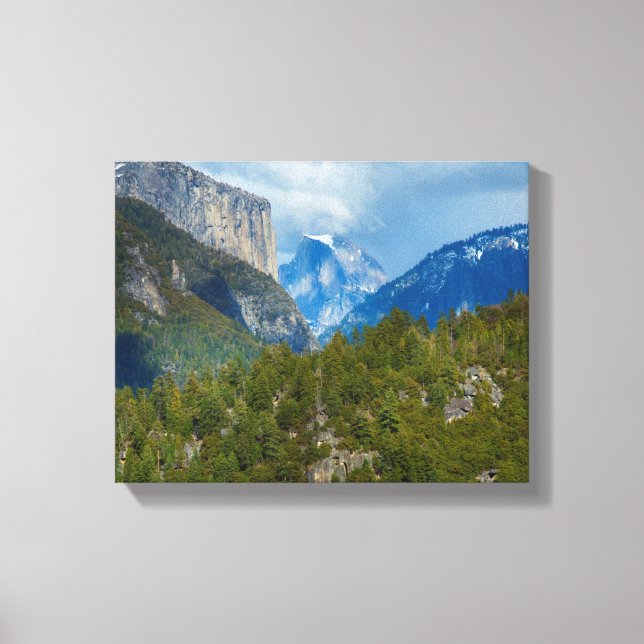 USA, California. View Of Half Dome In Yosemite Canvas Print (Front)