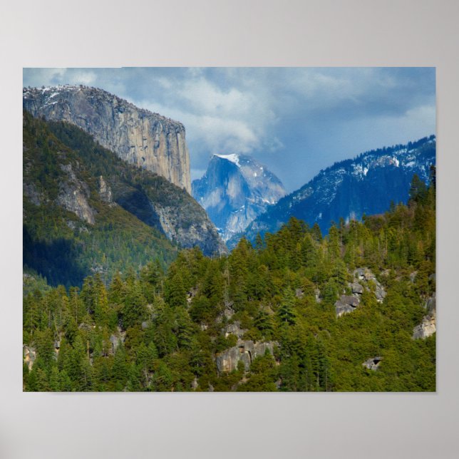 USA, California. View Of Half Dome In Yosemite Poster (Front)