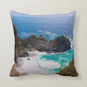 USA, California. View Of Mcway Falls Cushion