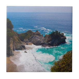 USA, California. View Of Mcway Falls Tile