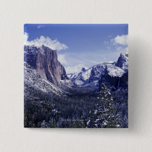 USA, California, Yosemite National Park, El 2 15 Cm Square Badge