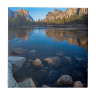 USA, California. Yosemite Valley View 2 Tile