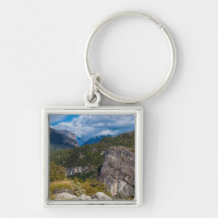 USA, California. Yosemite Valley Vista 2 Key Ring