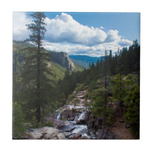 USA, California. Yosemite Valley Vista Tile