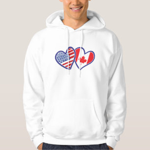 USA Canada Hoodie