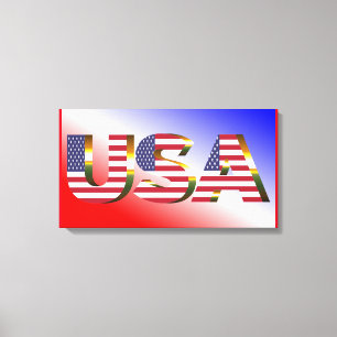 USA CANVAS PRINT