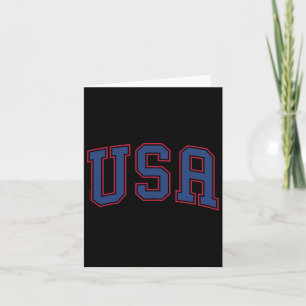 Usa Casual Women Men Patriotic American Pride Summ Card