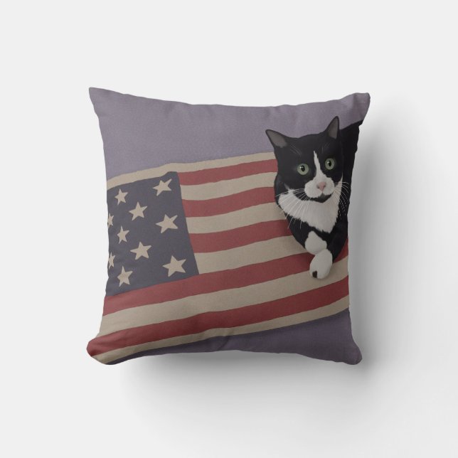 USA Cat  Cushion (Front)