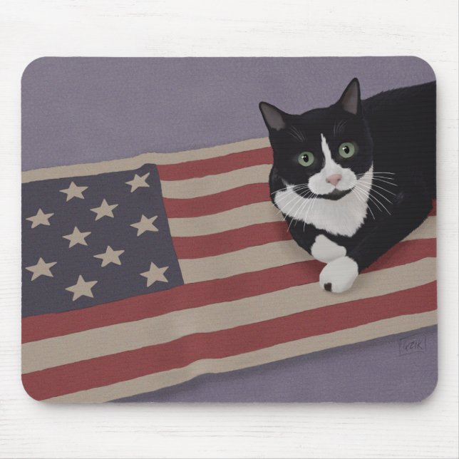 USA Cat  Mouse Mat (Front)