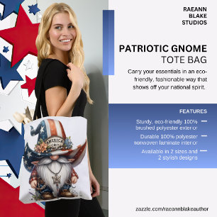 USA Celebrating 250 Years Gnome Tote Bag