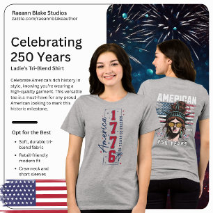 USA Celebrating 250 Years Tri-Blend Shirt