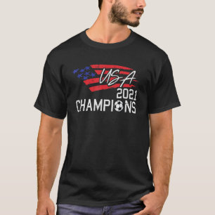 USA Champions 2021 Soccer American Football Team S T-Shirt