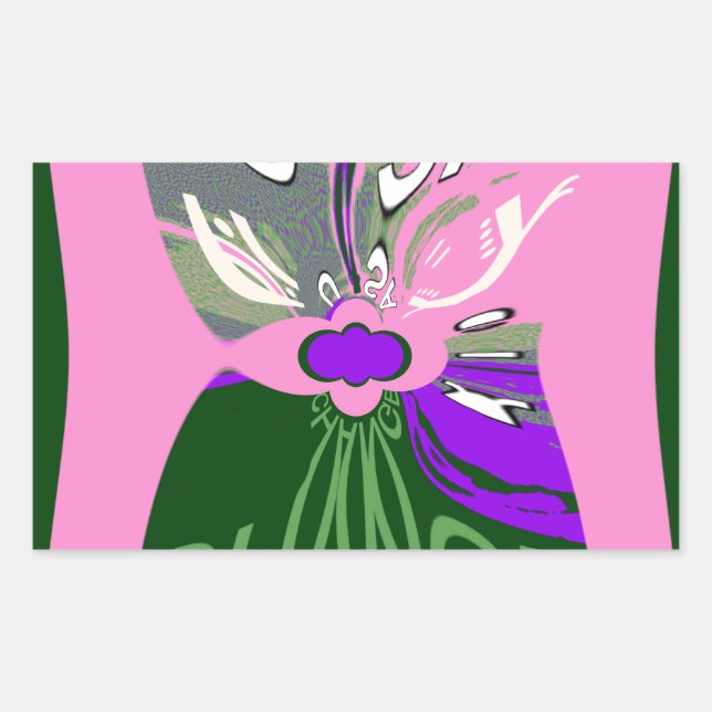 USA Change Art Print Rectangular Sticker (Front)