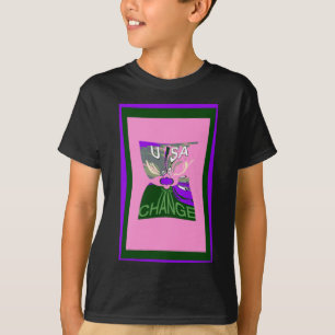 USA Change Art Print T-Shirt
