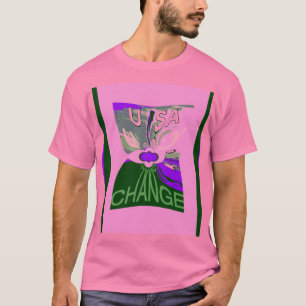 USA Change Art Print T-Shirt