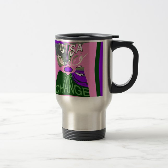 USA Change Art Print Travel Mug (Right)