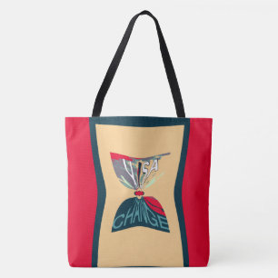 Usa Change Beautiful Amazing Text Quote Design Tote Bag