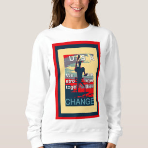 USA Change Women's American Apparel Hoodie Dress