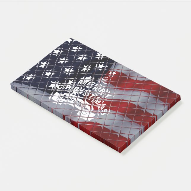 USA Christmas: A Festive Celebration of Freedom Post-it Notes (Angled)
