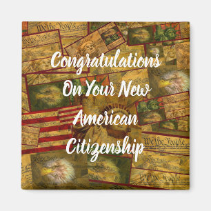 USA Citizenship Magnet