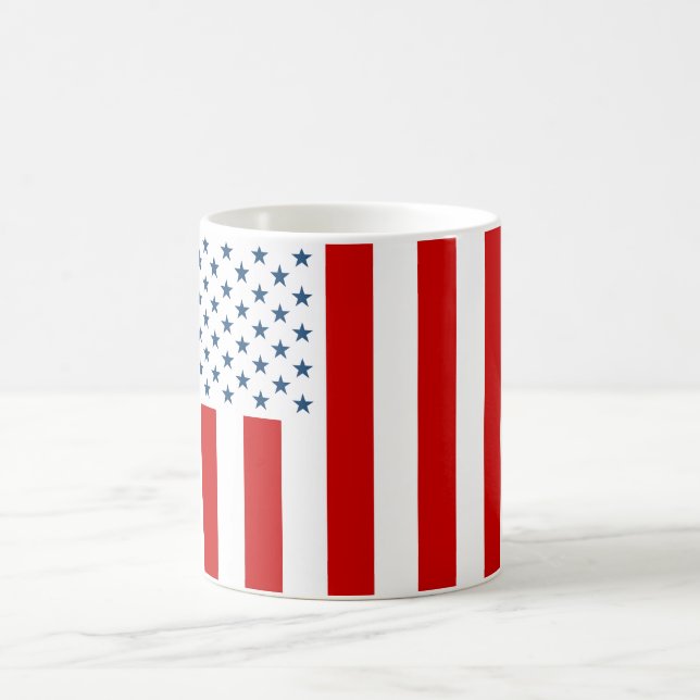 USA Civil Flag of Peacetime Coffee Mug (Center)