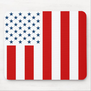 USA Civil Flag of Peacetime Mouse Mat