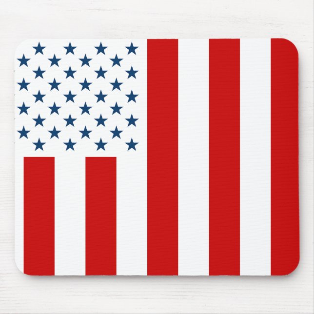 USA Civil Flag of Peacetime Mouse Mat (Front)