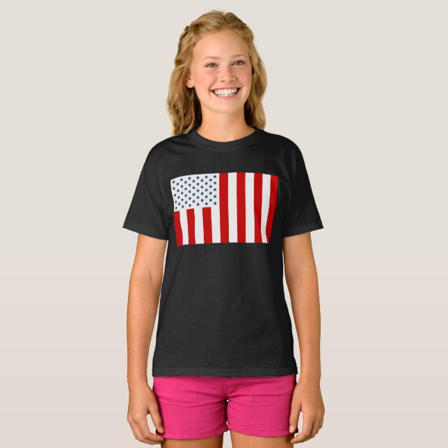 USA Civil Flag of Peacetime T-Shirt (Front Full)