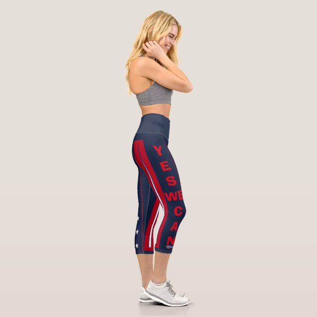 USA classic colourful  Capri Leggings (Right)