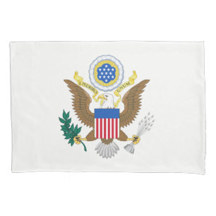 USA Coat Of Arms pccnt Pillowcase