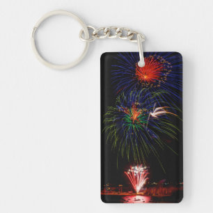 USA, Colorado, Frisco, Dillon Reservoir Key Ring