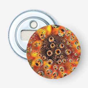 USA, Colorado, Lafayette. Water bubbles on glass 1 Bottle Opener